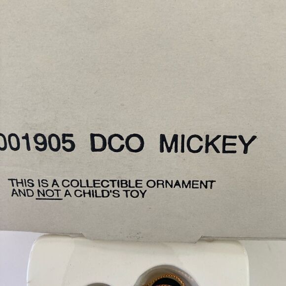 Vintage Disney Grolier "Mickey" Christmas Magic Ornament NIB - Picture 4 of 5